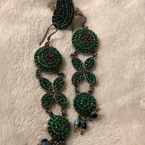 Sterling Silver Beaded Ring & Earrings